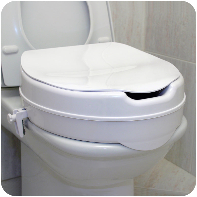 Assento Elevador WC Standard com Tampa (15cm.)