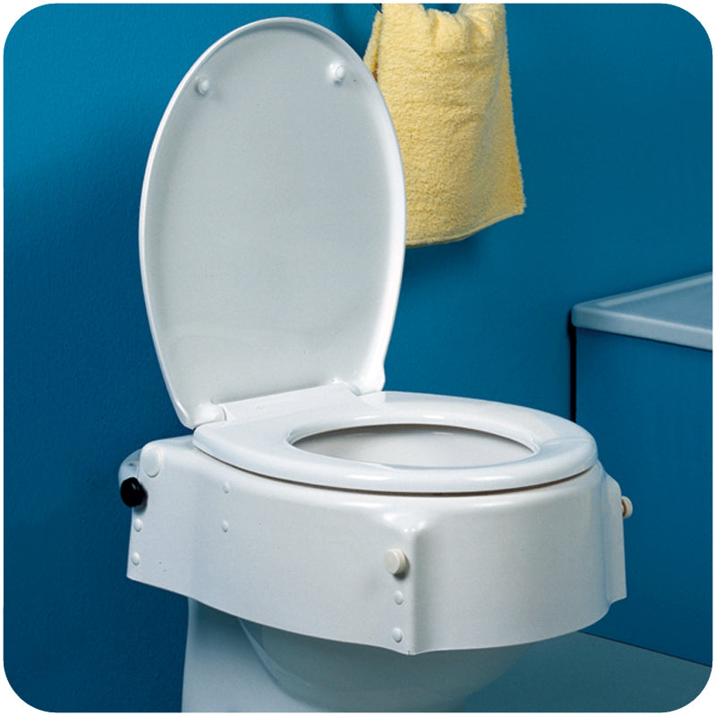 Assento Elevador WC 5-10-15cm. com Tampa sem Braços