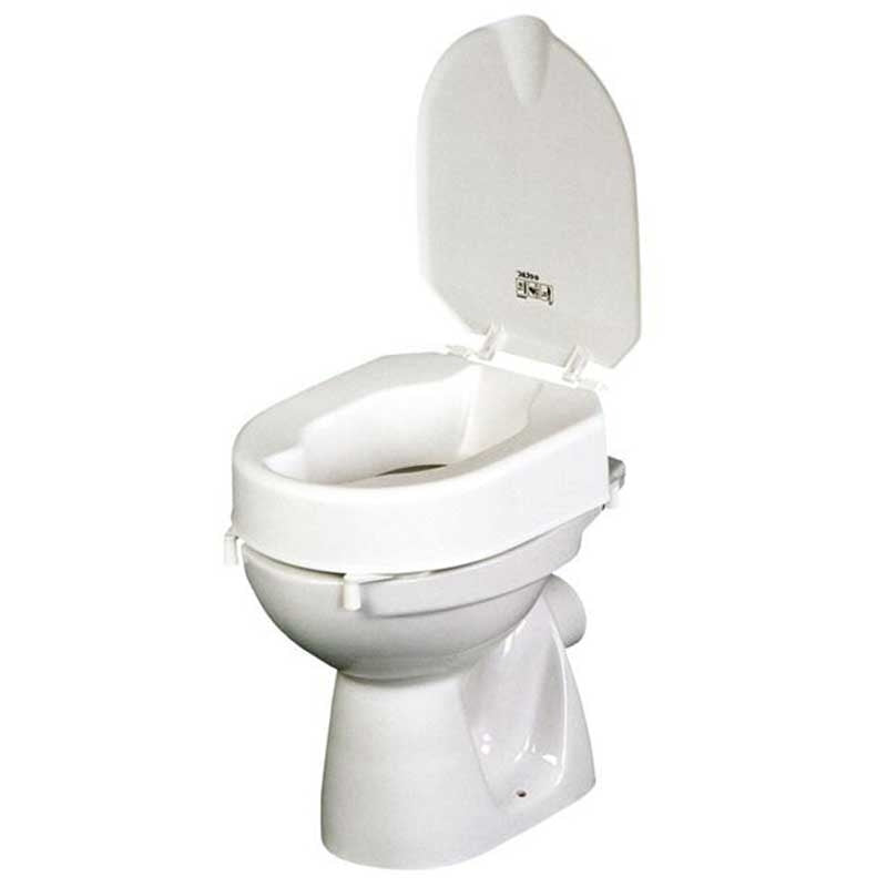 Assento Elevador WC 10cm. HI-LOO com Tampa — Etac