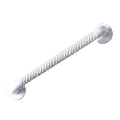Apoio de Banho 45cm Estriado Branco