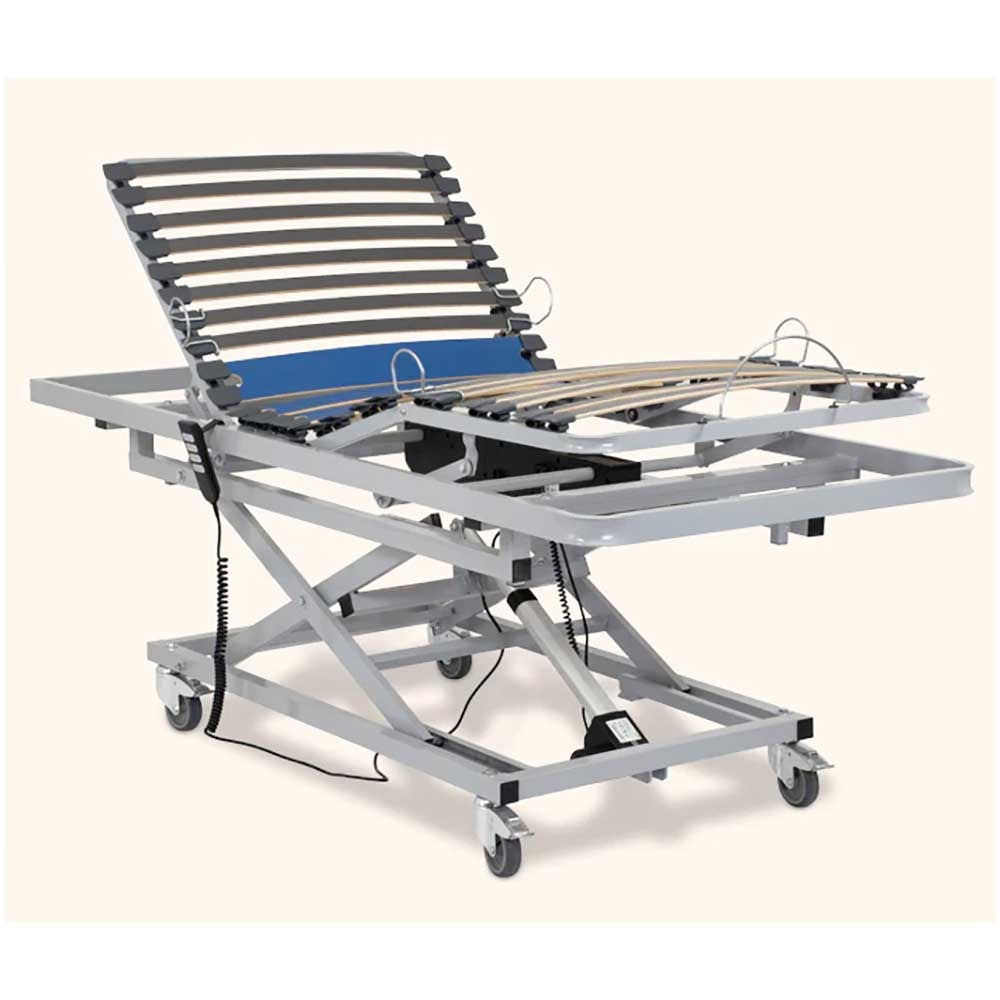 Cama Articulada Sanitária com Carro 105x190 cm. — Bienestar Senior