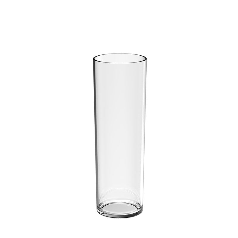 Copo Tubo Irrompível Transparente 220ml. (24uds) — Rinocup