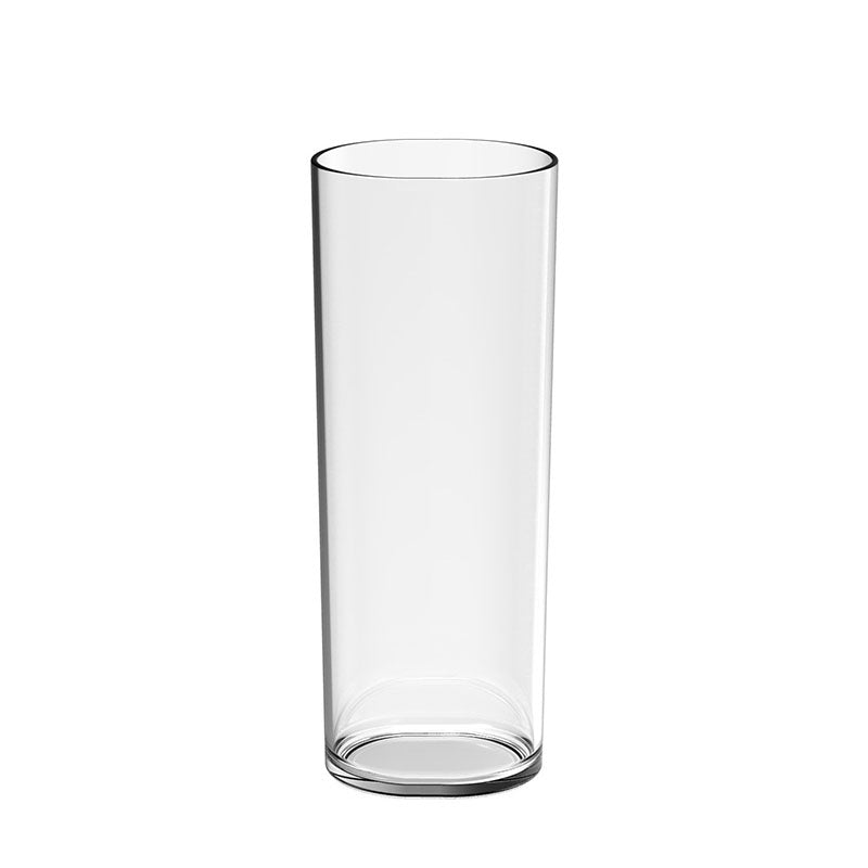 Copo Tubo Irrompível Transparente 330ml. (12uds) — Rinocup