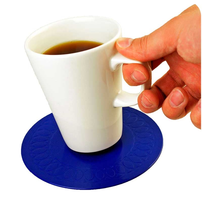 Base para Copos Antiderrapante Ø14cm. Vermelho — Tenura