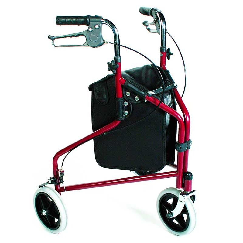 Andarilho Rollator Delta 3 Rodas Dobrável — Bienestar Senior