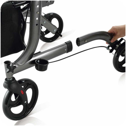 Andarilho Rollator Alumínio Dobrável Design