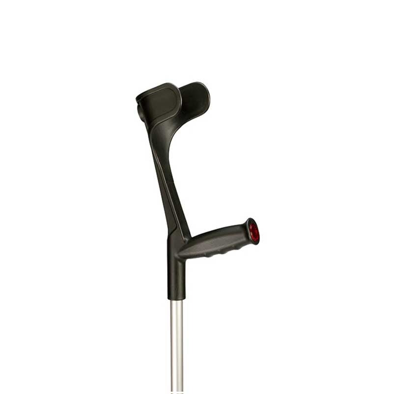 Canadianas de Alumínio (76-96cm.) Punho Anatómico -Preto-