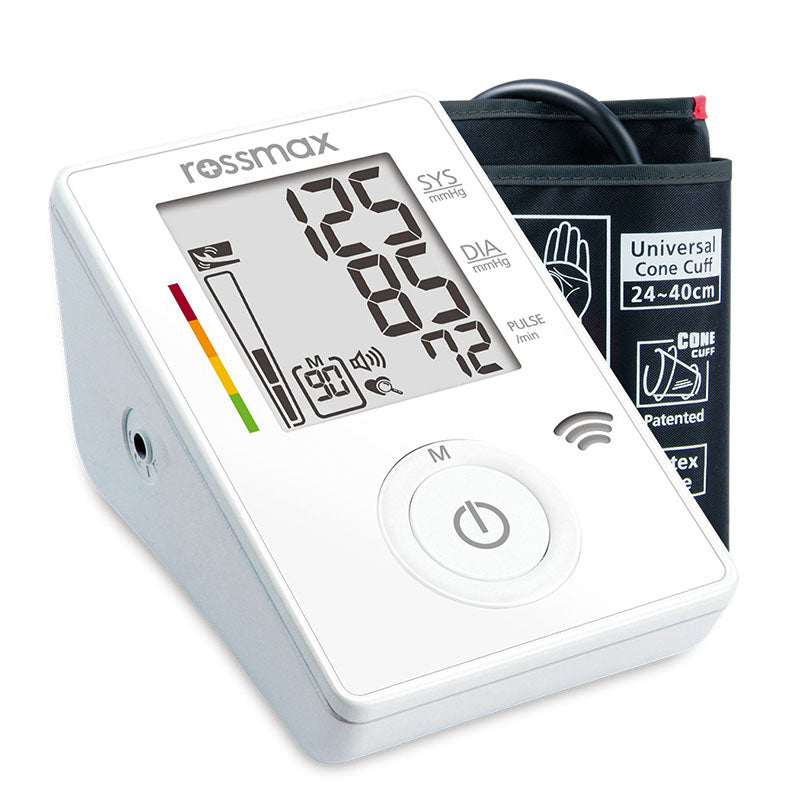 Esfigmomanómetro de Braço Automático com Voz — Rossmax