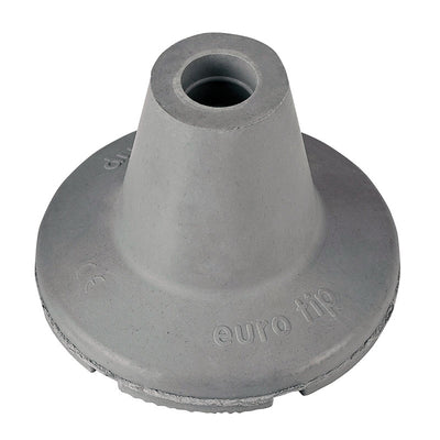 Contera Cinza Ø17/19mm. Base Larga (1 ud.)
