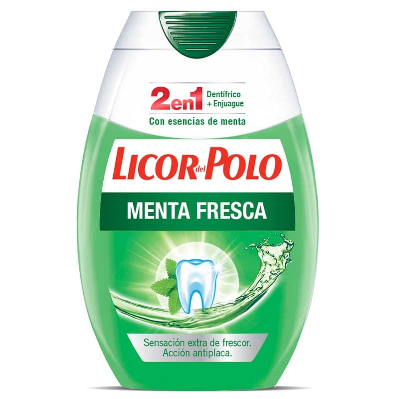 Dentífrico 2 em 1 Menta Fresca (75ml.) — Licor del Polo