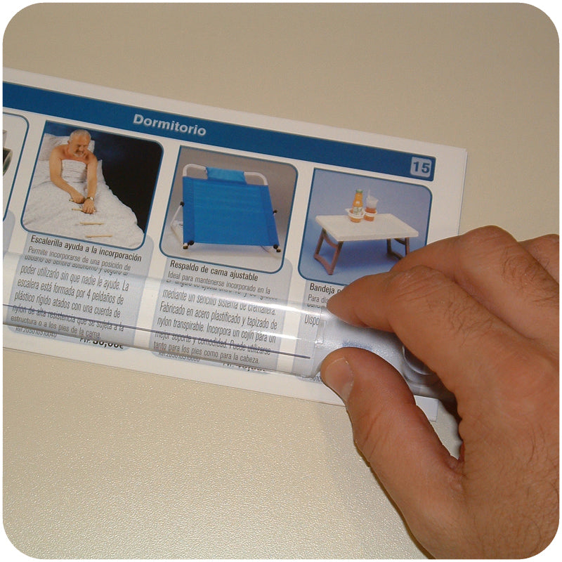 Lupa Régua para Leitura (Lente Orgânica)