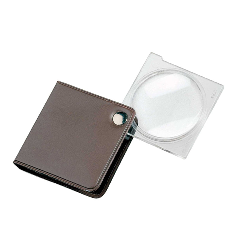 Lupa de Mala Quadrada com Capa de Couro — Bienestar Senior