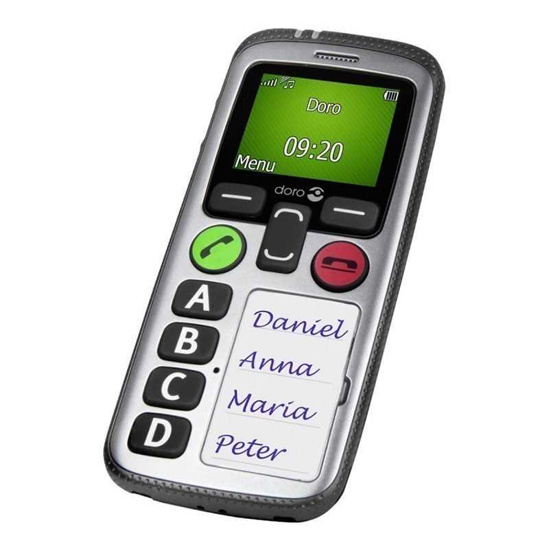 Doro Secure 580iup - Telemóvel Localização GPS + Detecção de Quedas Prata — Doro