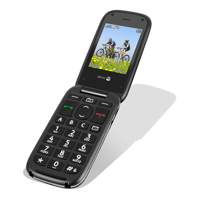 Doro PhoneEasy 613 - Telemóvel Ecrã Grande - Preto -
