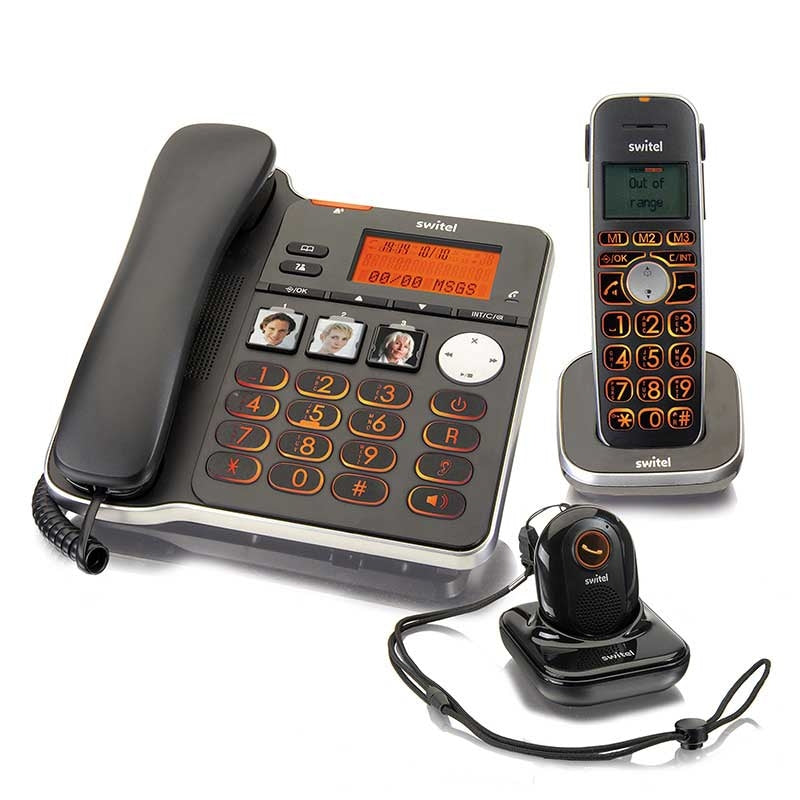 Telefone Combo Amplificado com Colgante VITA — Switel