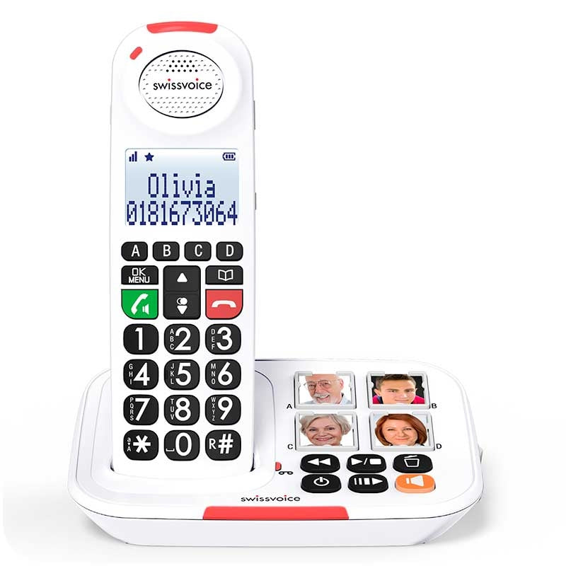 Telefone Sem Fios Base Fototeclas Xtra 2155 — SwissVoice