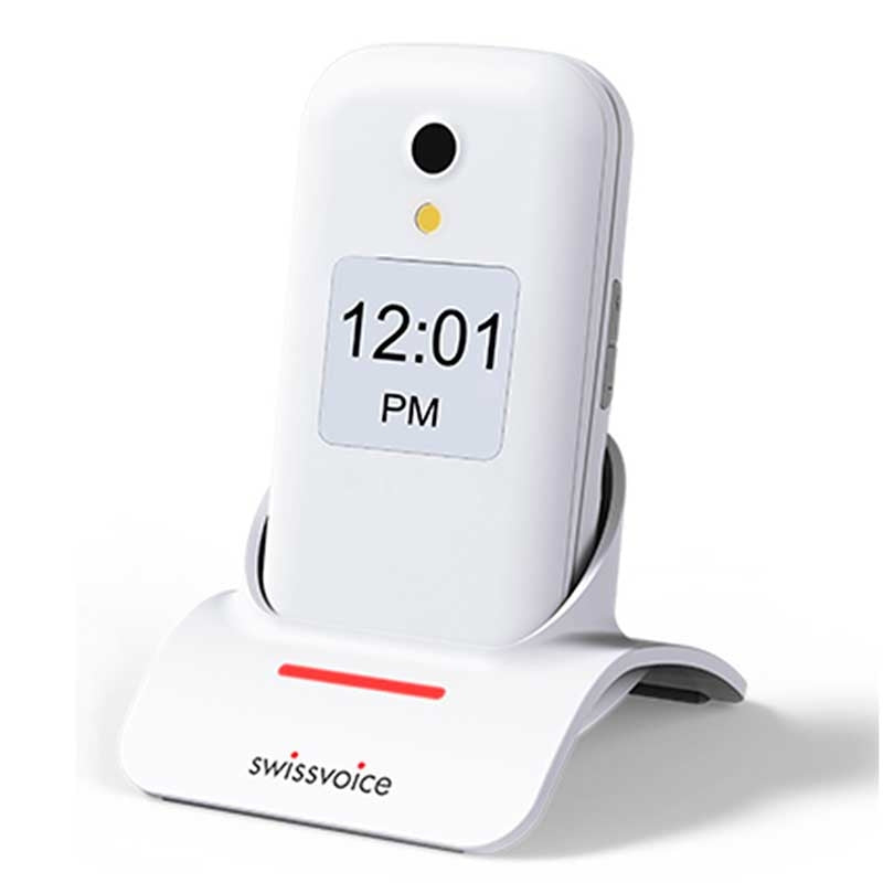 Telemóvel com Tampa D28 -Branco- — SwissVoice