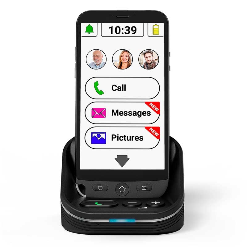 Telefone Smartphone Amplicomms M50 Base Mãos Livres