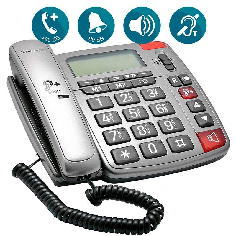 Telefone Amplificado PowerTel 196 — Amplicomms