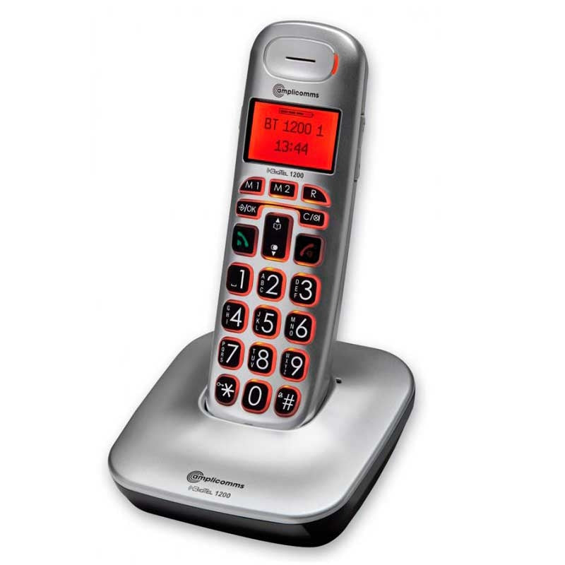 Telefone Sem Fios Amplificado BigTel 1200 — Amplicomms