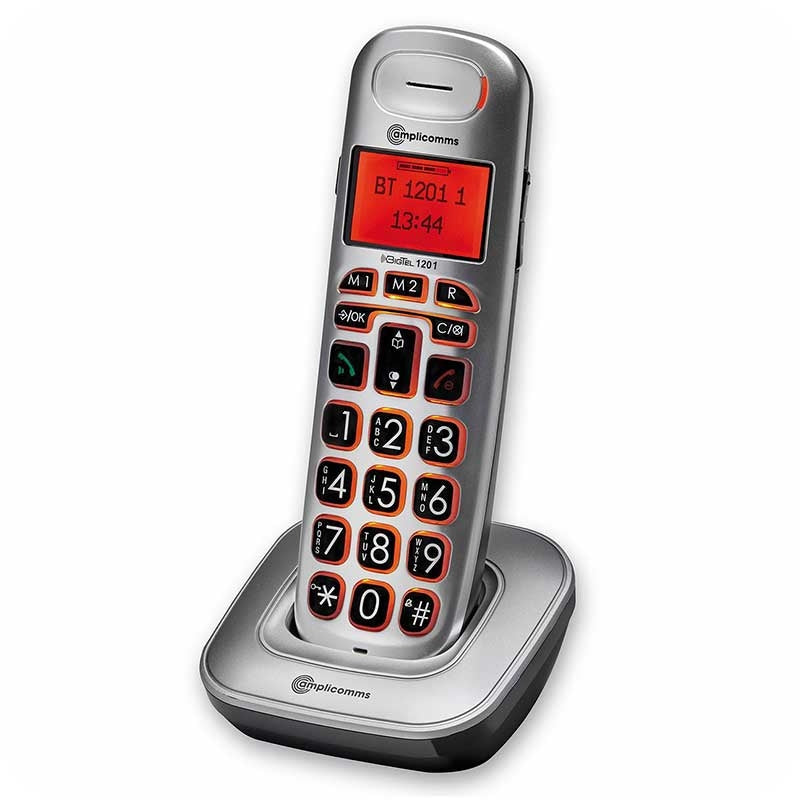 Telefone Sem Fios Adicional BigTel 1201 — Amplicomms