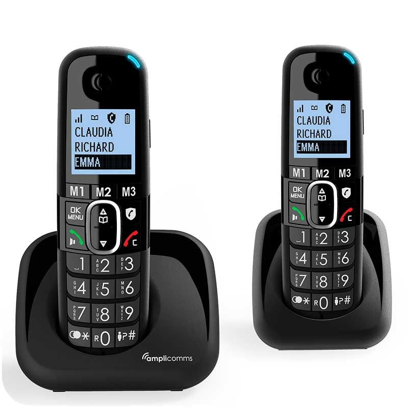 Telefone Sem Fios Amplificado DUO BigTel 1502 — Amplicomms