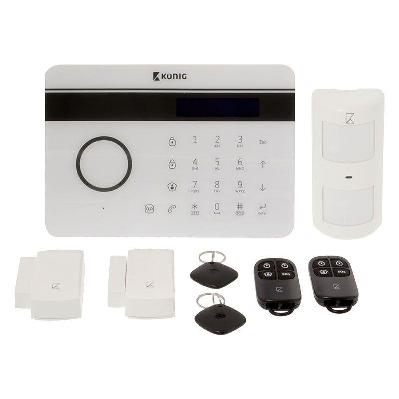 Sistema de Alarme Sem Fios Pstn/Gsm — König