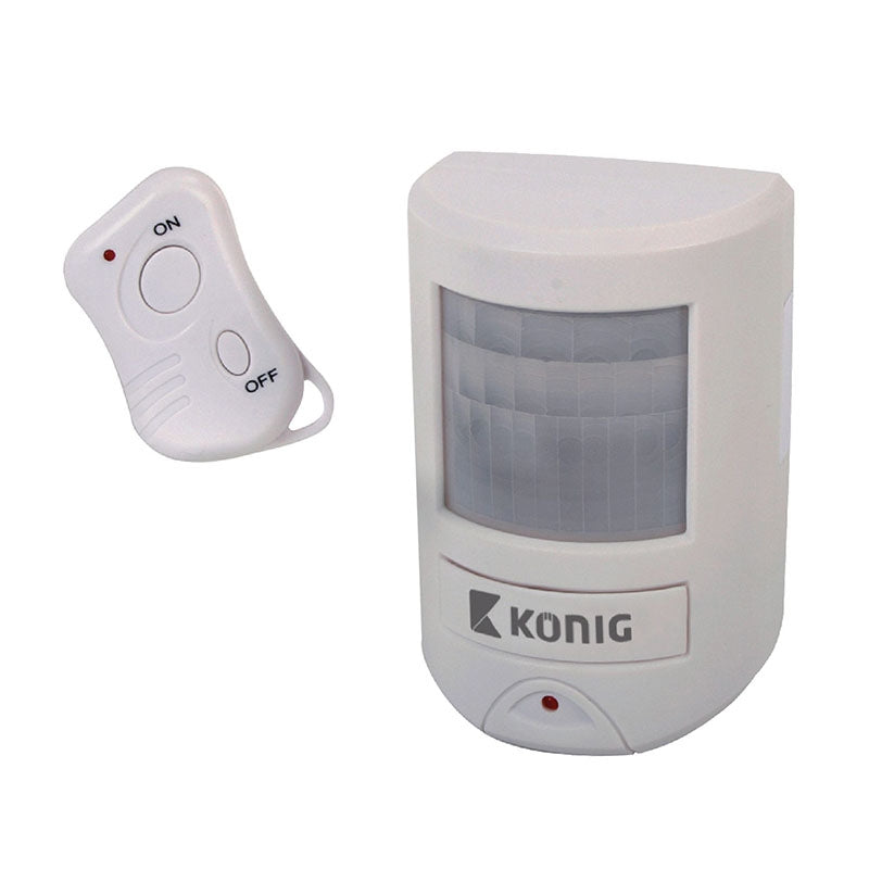 Detector de Movimento com Alarme e Controlo Remoto — König
