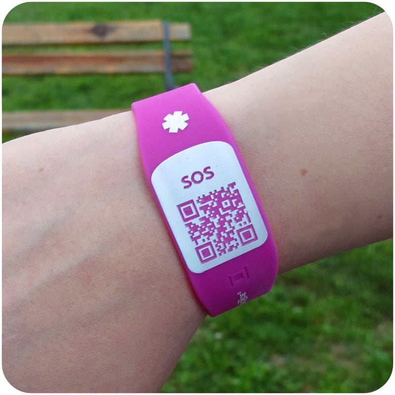Pulseira de Identificação com Código QR A pulseira que te pode SALVAR a VIDA
