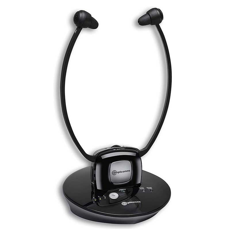 Auscultador Digital Amplificado TV (TV2500) — Amplicomms