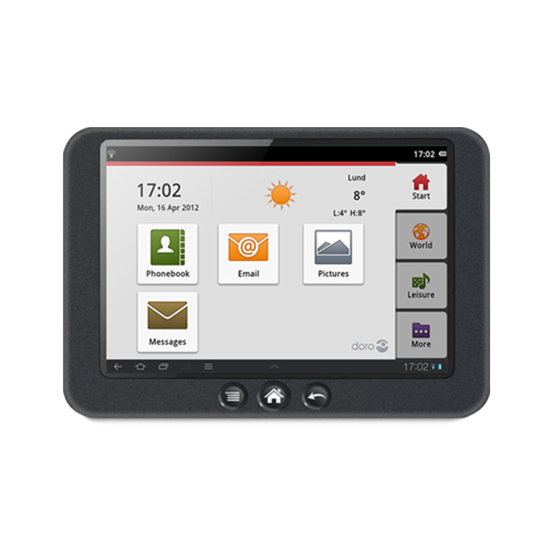 Aplicação Doro Experience para Tablets