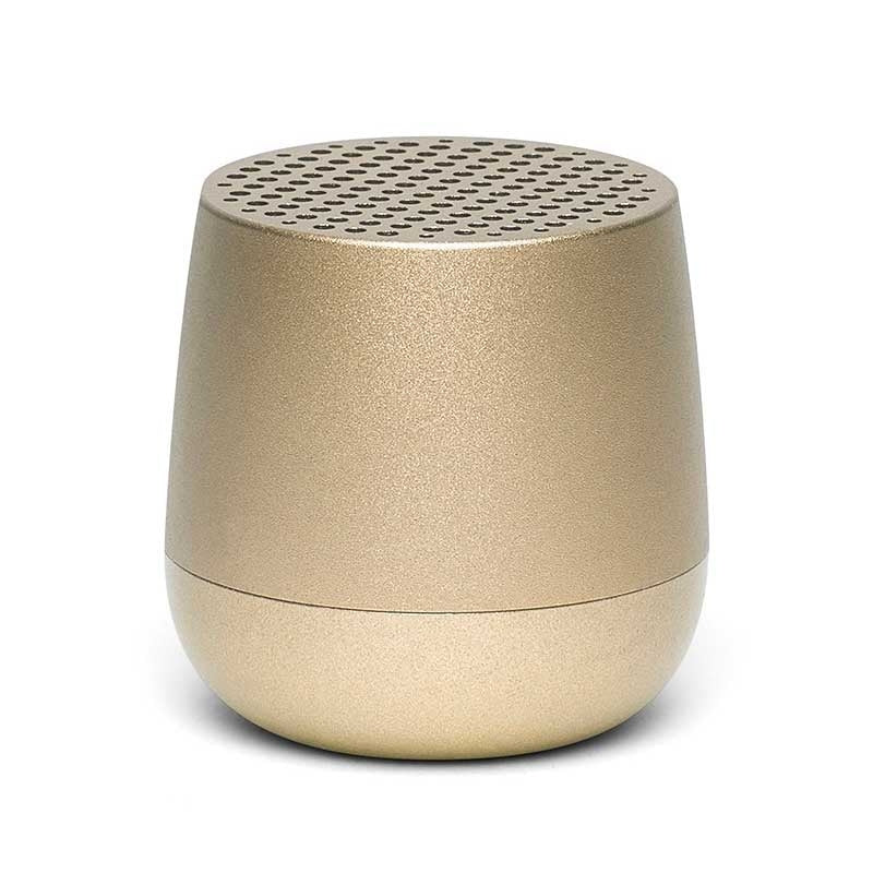 Altifalante Bluetooth Mini Dourado