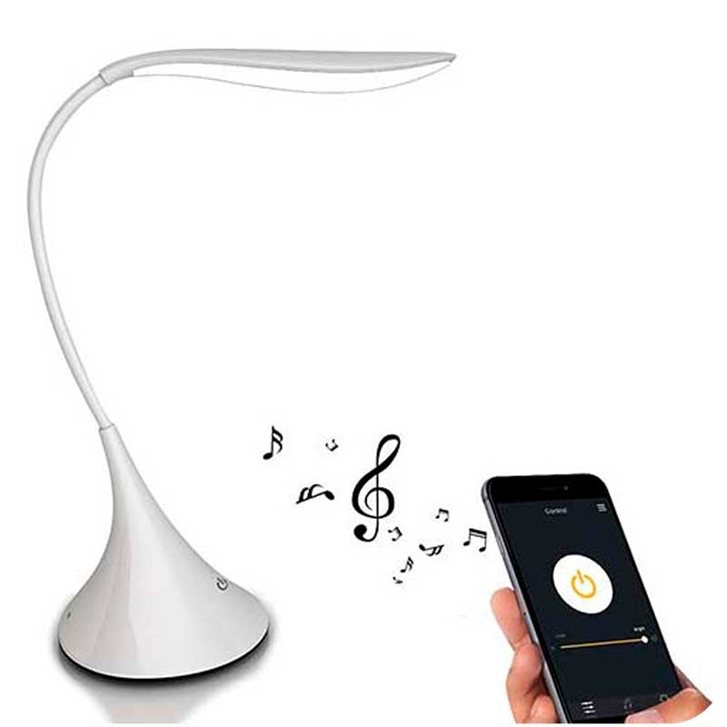 Lâmpada Altifalante Bluetooth de Secretária — Bienestar Senior