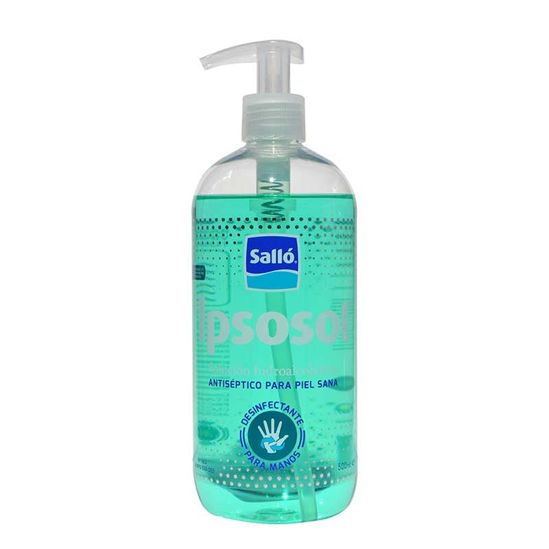Limpiador Desinfeção Mãos Antisséptico 500ml. — Salló